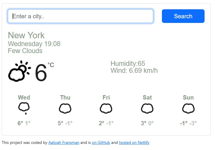 React Weather App